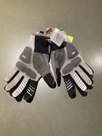 (WEAR) Pearl Izumi Bike Gloves, Grey/White, M