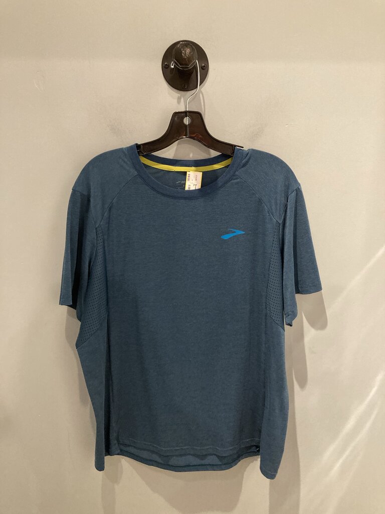 Brooks SS Crew, Blue, Men's XL