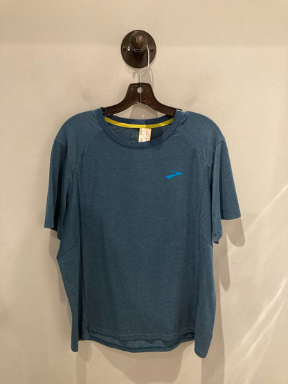 Brooks SS Crew, Blue, Men's XL