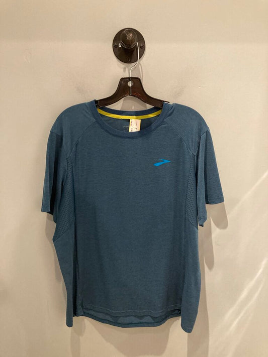 Brooks SS Crew, Blue, Men's XL