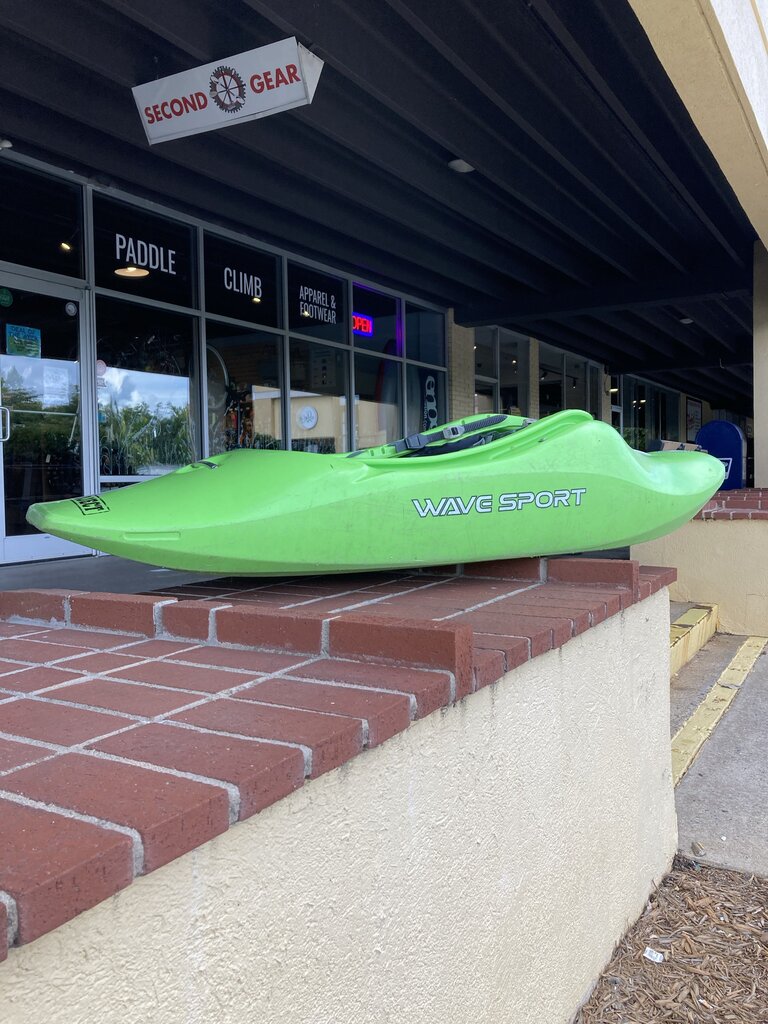 Wavesport Project 52 Playboat, Green, 130-190 pounds