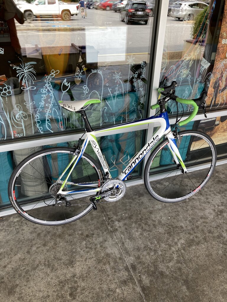 Cannondale Synapse 3, White/Green/Blue, 56cm Frame, 700c Wheel