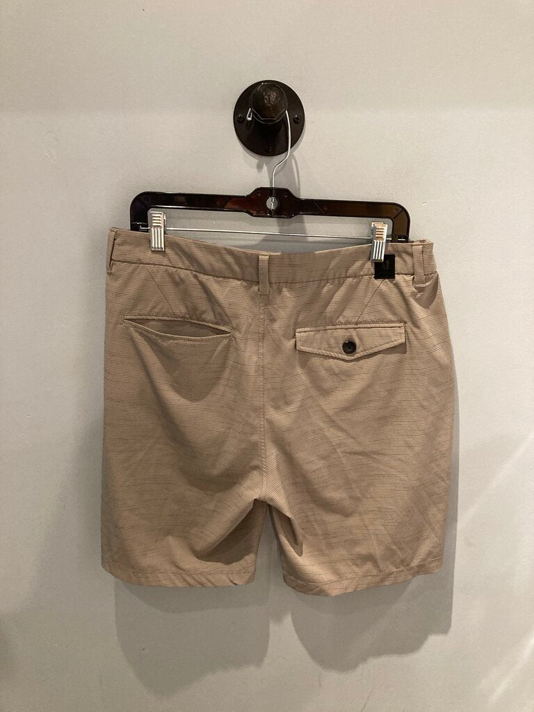 Vuori Shorts, Khaki Stripe, Men's 32