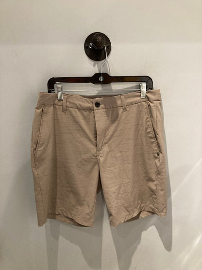 Vuori Shorts, Khaki Stripe, Men's 32