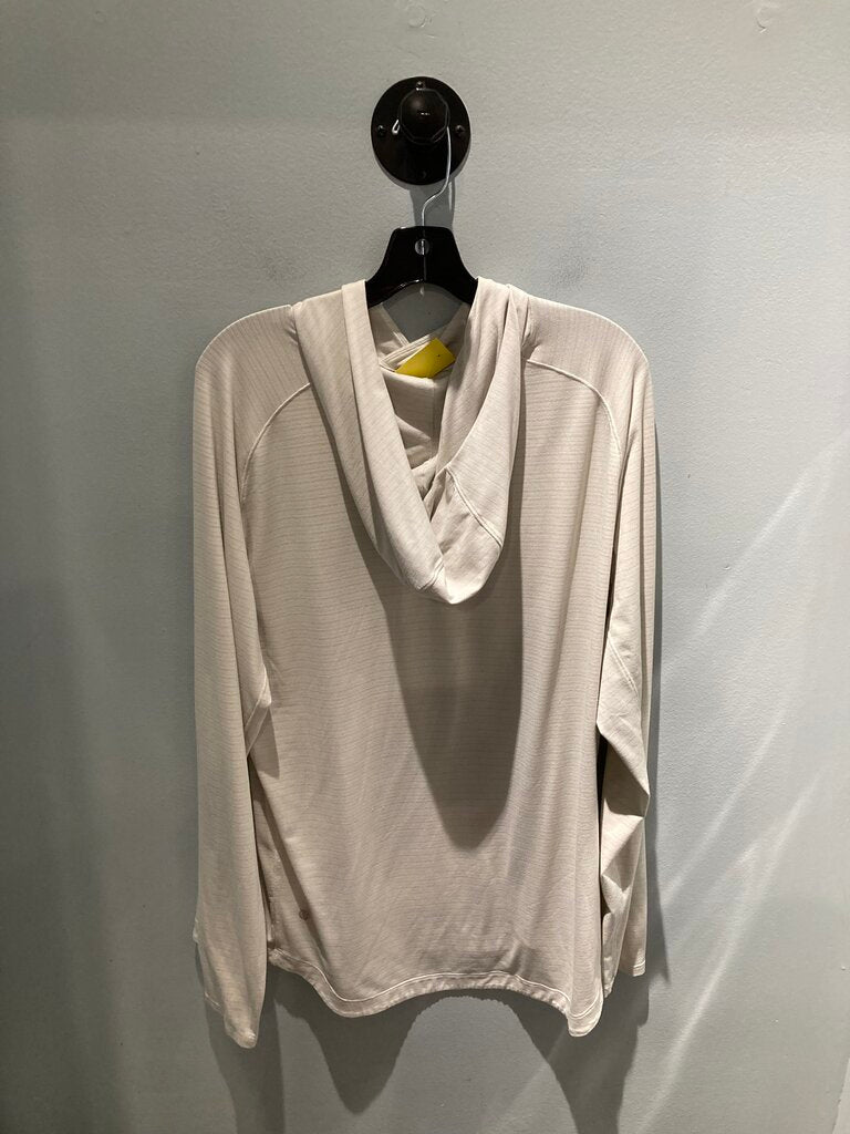 Lululemon LS Sun Hoodie, Off White, Men's L