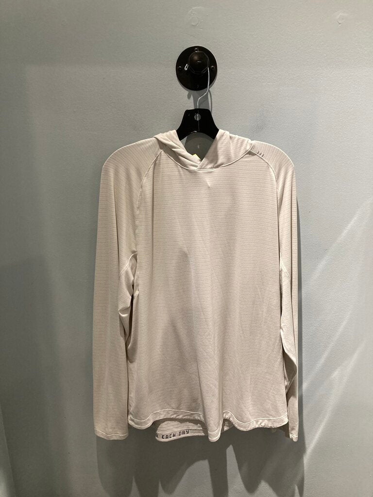 Lululemon LS Sun Hoodie, Off White, Men's L