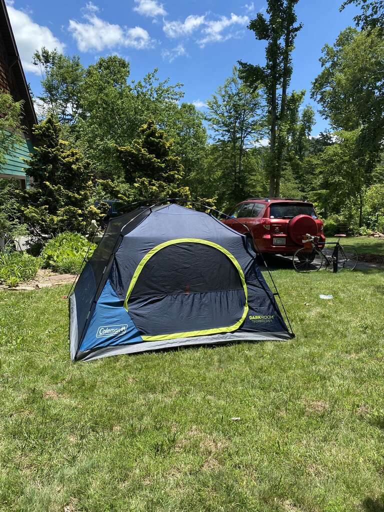 Coleman Skydome Tent, Blue/Green, 4P