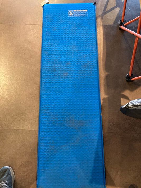 (Stains) REI Kindercamp Self-Inflating Sleeping Pad, Blue
