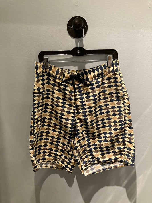 Patagonia Board Shorts, Blue/Yellow, Men's 32