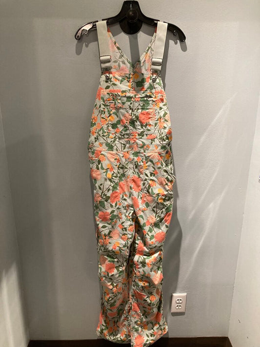 Duluth Overalls, Pink/Blue Flowers, Sx33