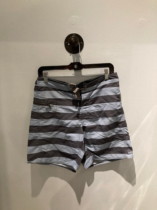 Patagonia Board Shorts, Blue Stripes, Men's 30