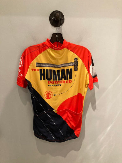 New Belgium SS Bike Jersey, Orange/Yellow, Men's S