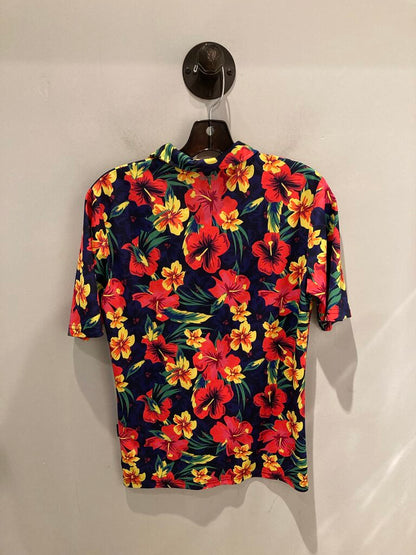 Handup SS Button Up, Pink Hawaiian, Men's XS
