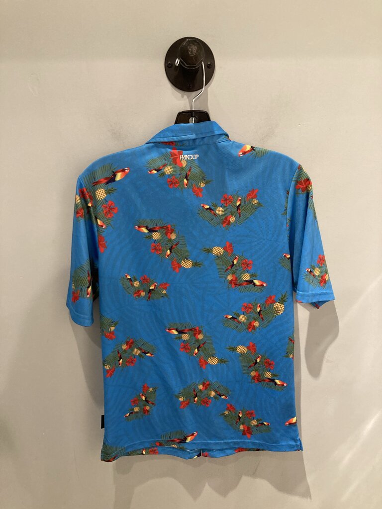 Handup SS Button Up, Blue Hawaiian, Men's XS