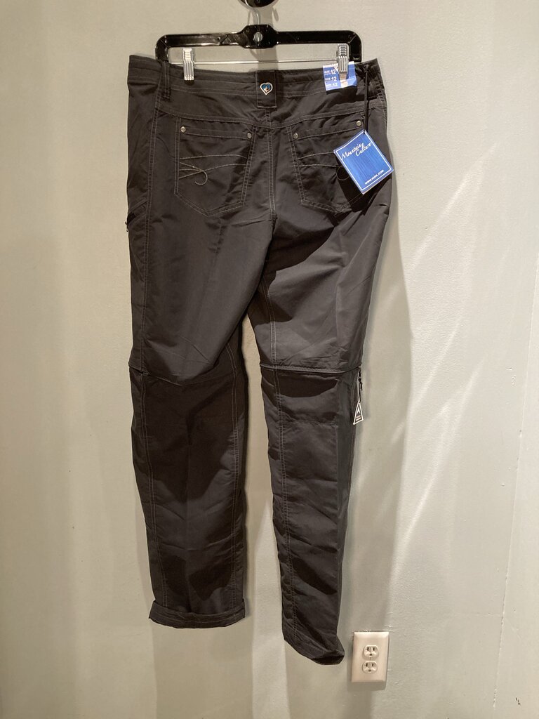 Kuhl Convertible Pants, Dark Grey, Women's 12
