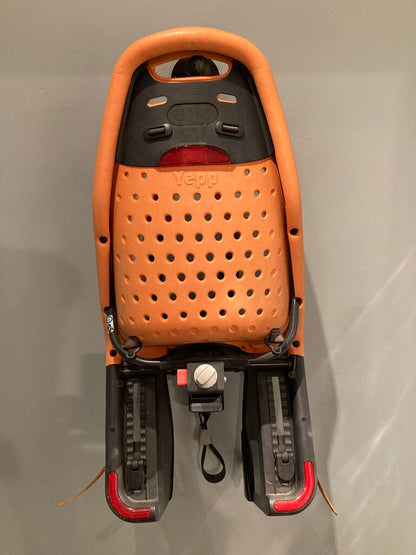 (Dirty) Thule Yepp Kid Seat w/ Key, Orange/Black, OS