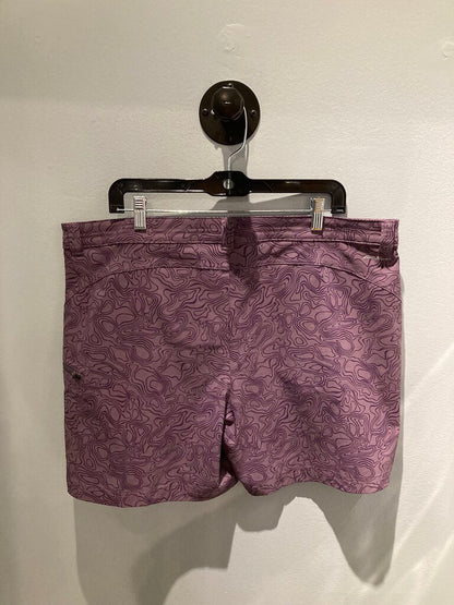 Eddie Bauer Shorts, Purple Pattern, Women's 18