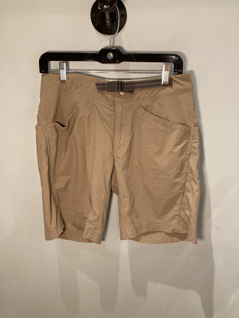 Mountain Hardwear Belted Shorts, Khaki, Women's 6
