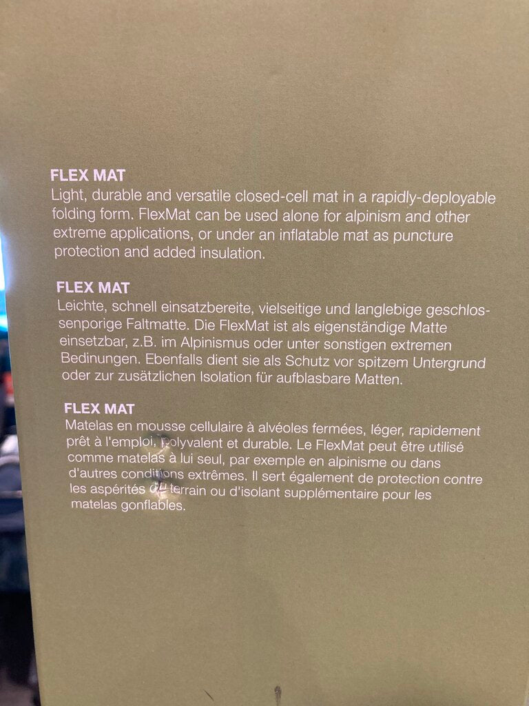 Exped Flex Mat LW, Green, 1.5 R-Value (Sample)