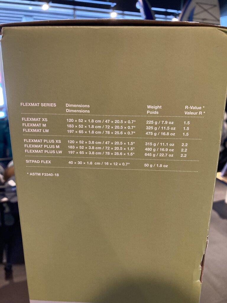 Exped Flex Mat LW, Green, 1.5 R-Value (Sample)