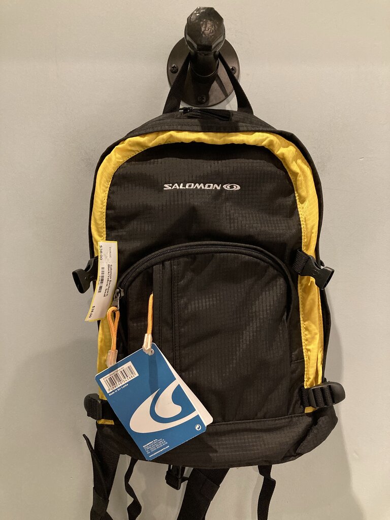 Salomon Backpack, Black/Yellow, Small