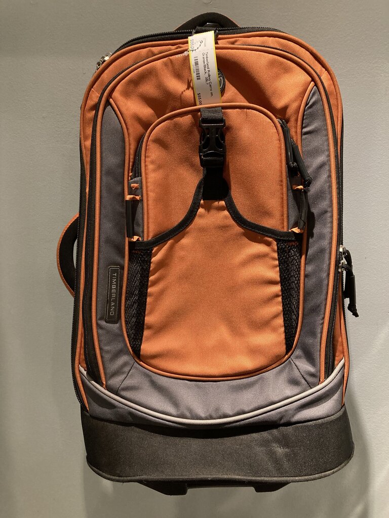 Timberland Rolling Carry on, Orange/Black, 35L?