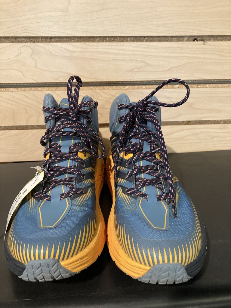 Hoka Speedgoat 2, Blue/Yellow, Women's 8.5