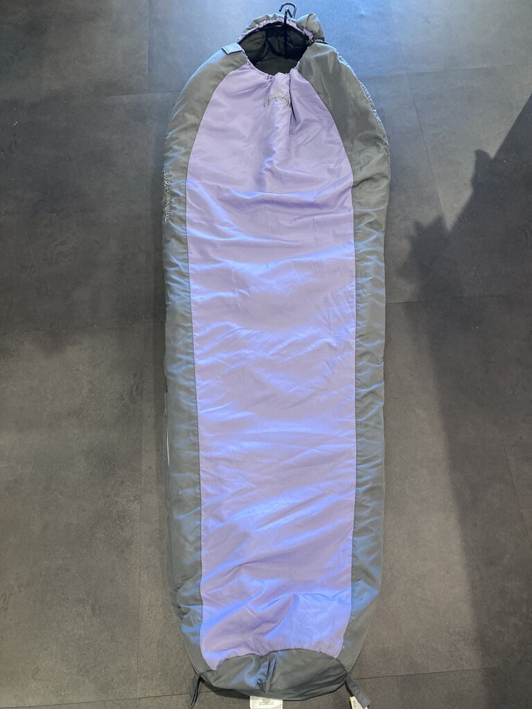 (Stains) Teton Trailhead Sleeping Bag, Grey/Purple, 40deg
