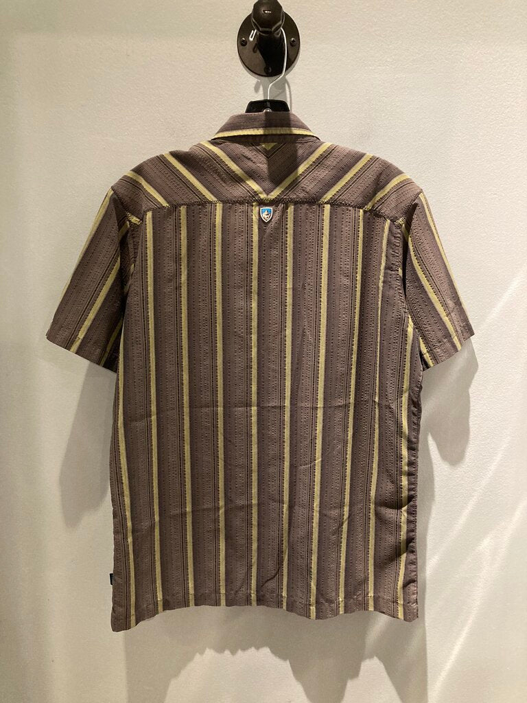 Kuhl SS Button Up, Grey/Green, Men's M