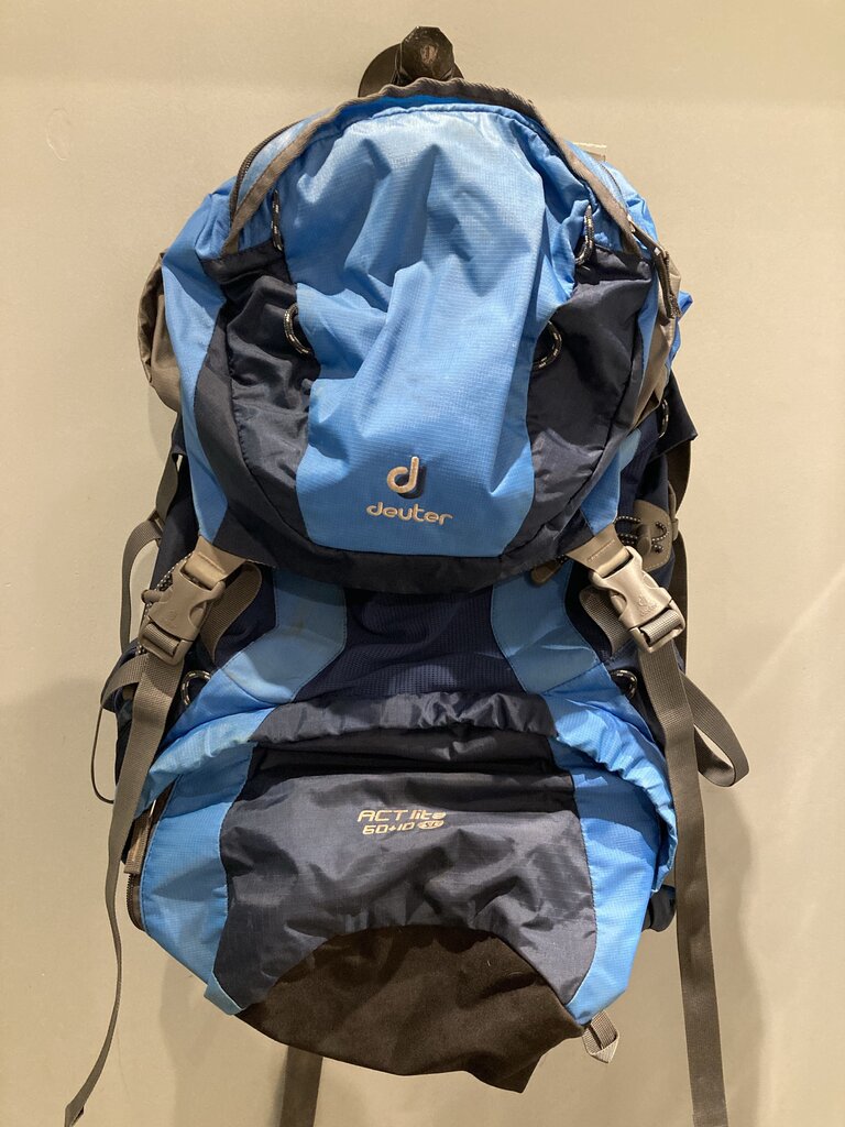 Deuter Act Lite Backpack, Blue/Black, 60+10L
