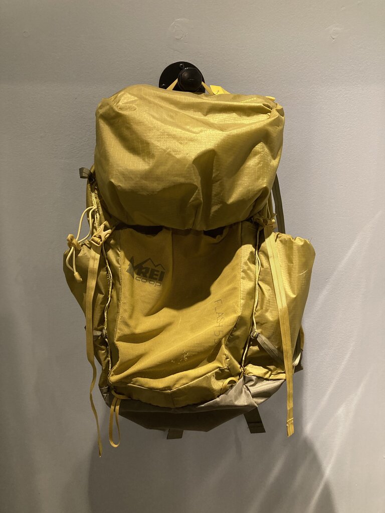 REI Flash 55 Backpack, Yellow, 55L, Women's XS
