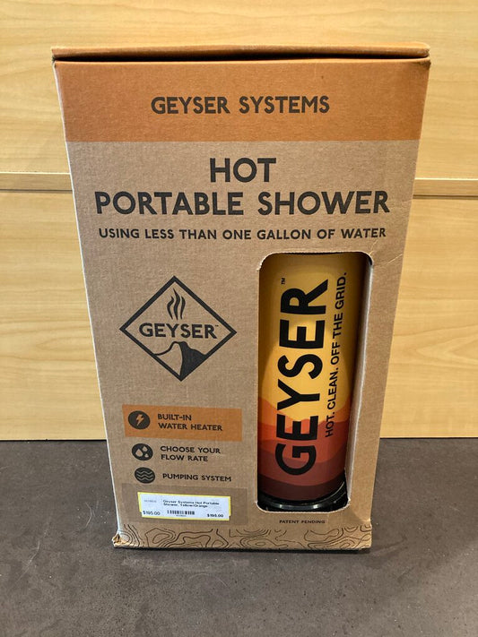 Geyser Systems Hot Portable Shower, Yellow/Orange (untested)