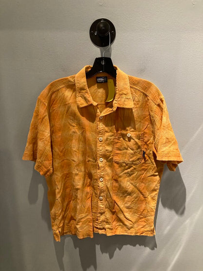 Patagonia SS Button Up, Orange, Men's L?