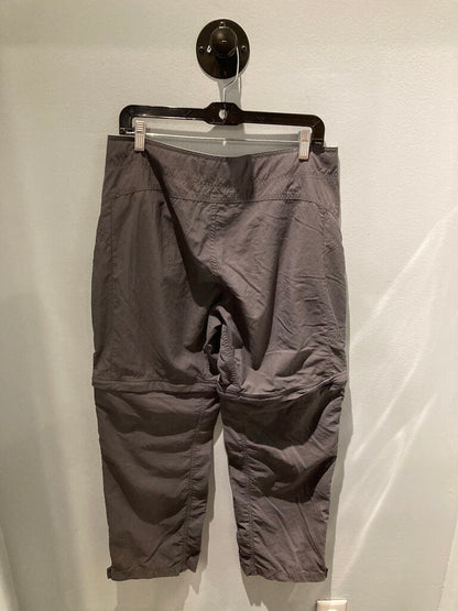 Mountain Hardwear Belted Convertible Pants, Grey, Women's 12