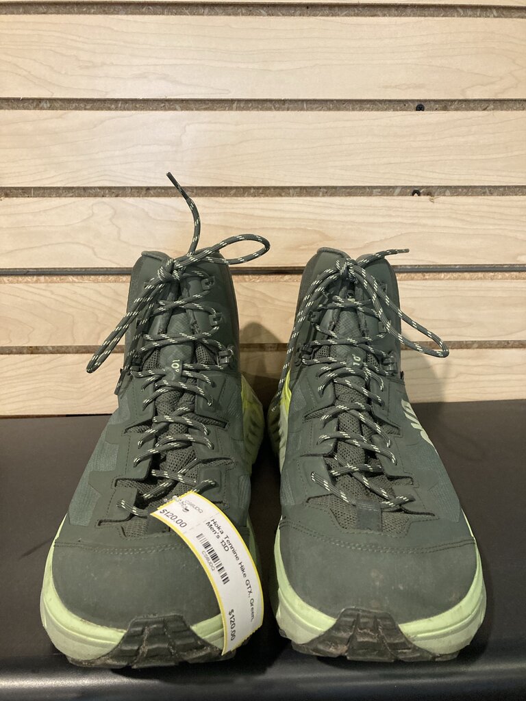 Hoka Tennine Hike GTX, Green, Men's 13D