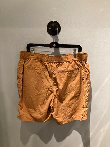 Eddie Bauer Belted Shorts, Orange, Men's L