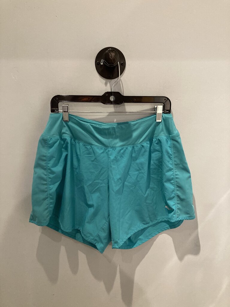 Saucony Running Shorts, Teal, Women's L