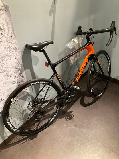 Giant Defy Advanced 1, Black/Orange, M/L Frame, 700c Wheel