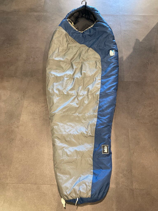 REI Polar Pod Sleeping Bag, Blue/Grey, 25 deg