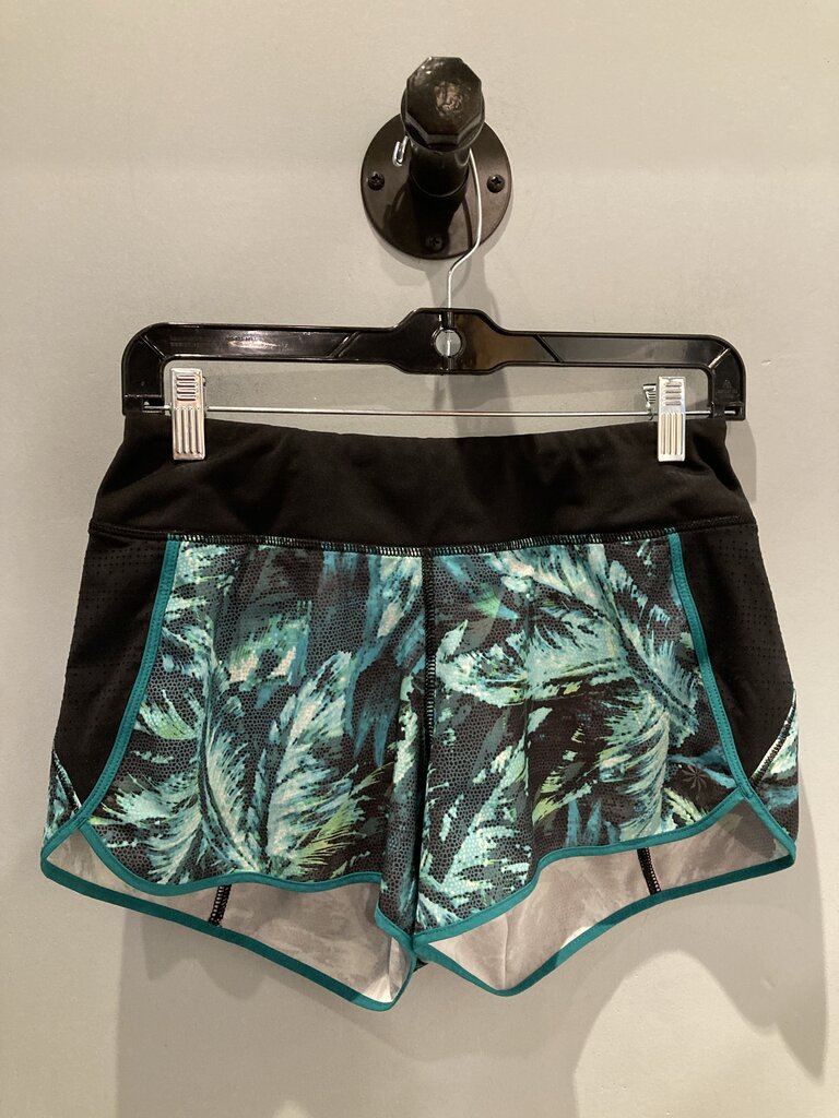 Athleta Running Short, Black/Green, Women's XS