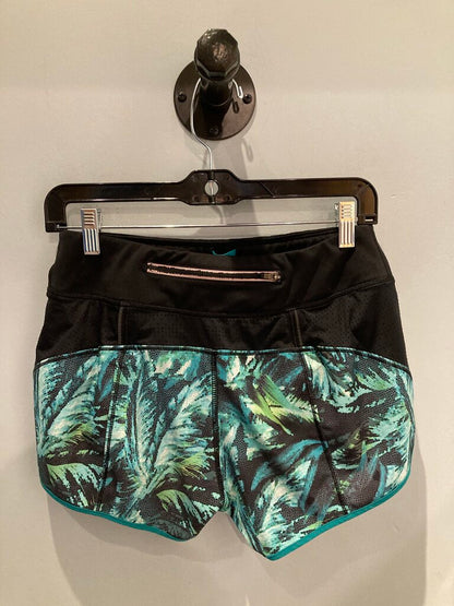Athleta Running Short, Black/Green, Women's XS