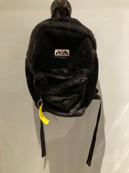 Kavu Fuzzy Backpack, Black, OS