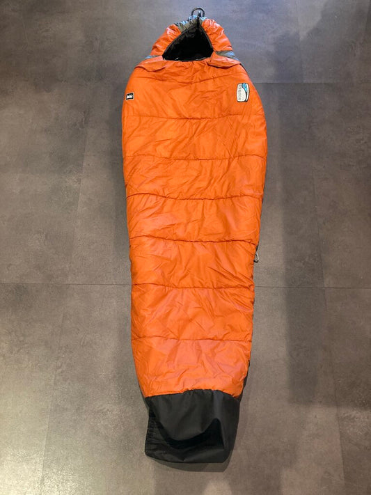 REI Nodder Sleeping Bag, Orange/Black, Kids 25 Degree