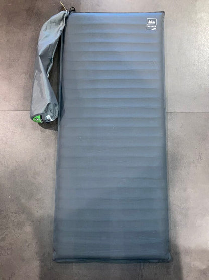 REI Trekker 1.75 Self-Inflating Sleeping Pad, Grey, Short