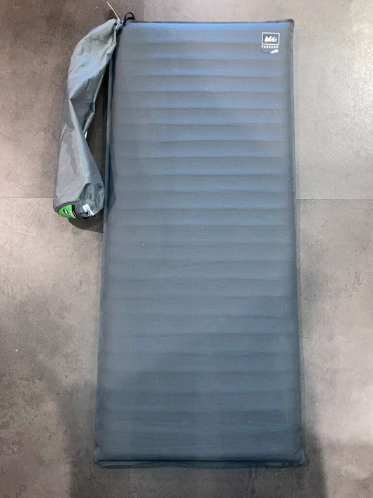 REI Trekker 1.75 Self-Inflating Sleeping Pad, Grey, Short