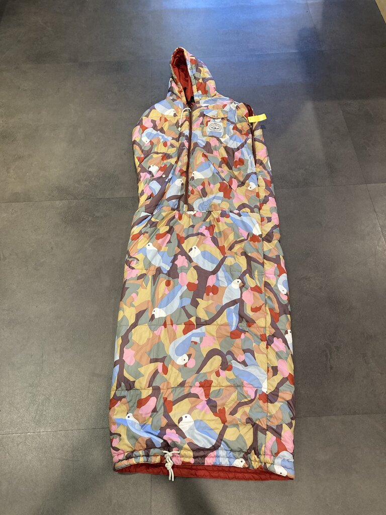 Poler Outdoor Stuff Camping Blanket/Poncho, Multi Birds, OS