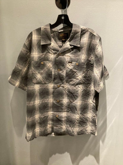 Filson SS Button Up, Grey Plaid, Men's M