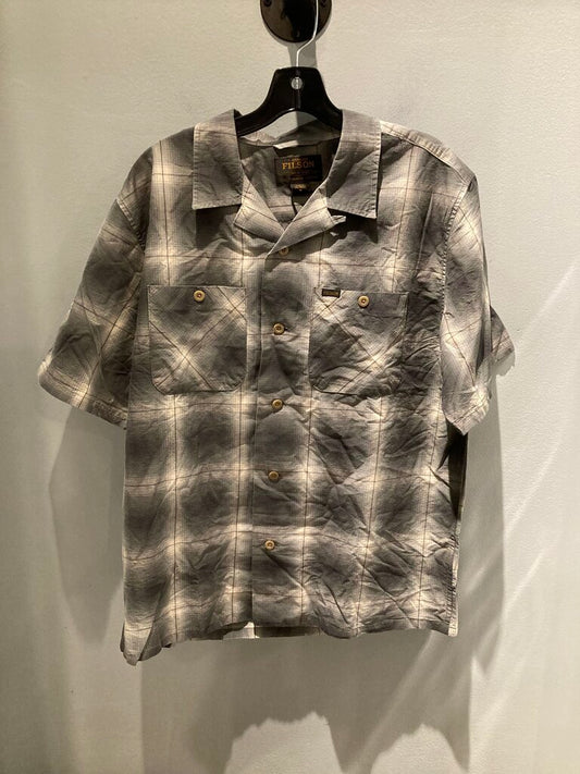 Filson SS Button Up, Grey Plaid, Men's M