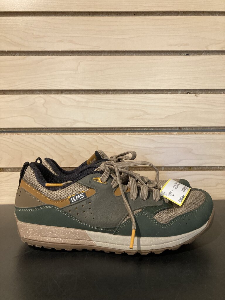 Lems Trailhead Shoes, Grey/Yellow, Men's 6.5