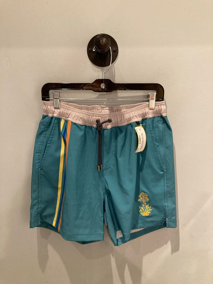 Baja Lama Stretch Trunks, Blue/Stripe, Men's M (Sample)